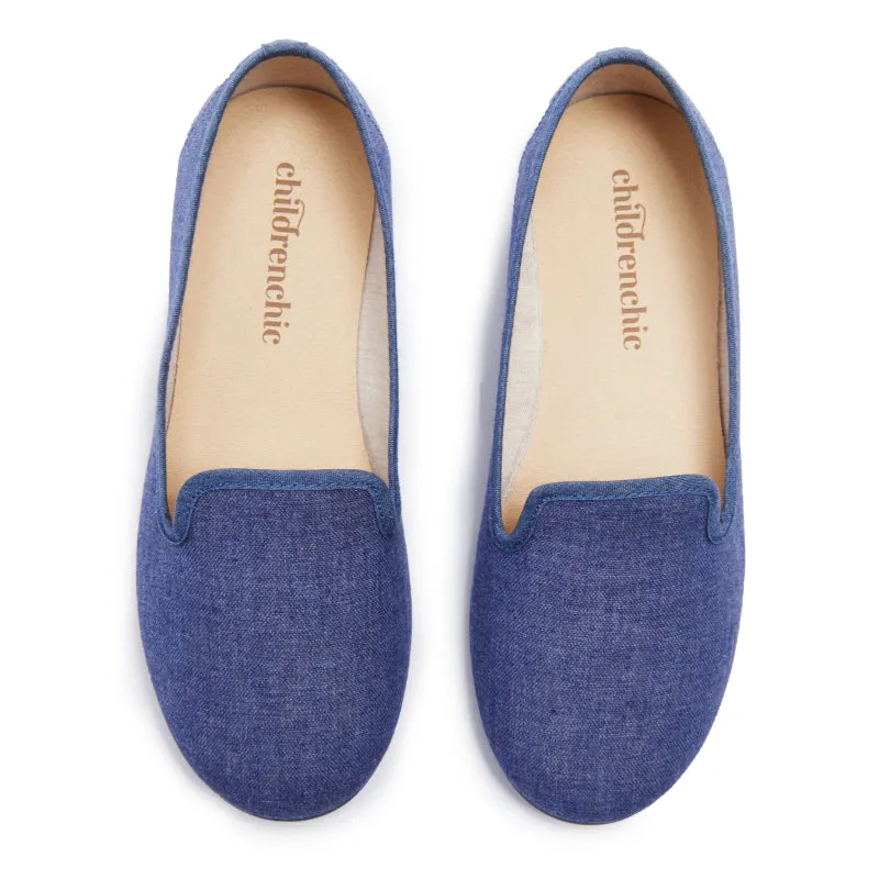 Denim Canvas Loafers