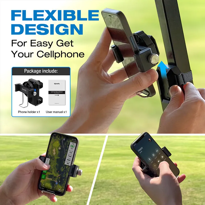 Dprofy Golf Cart Phone Holder: Enhance Golf Swing