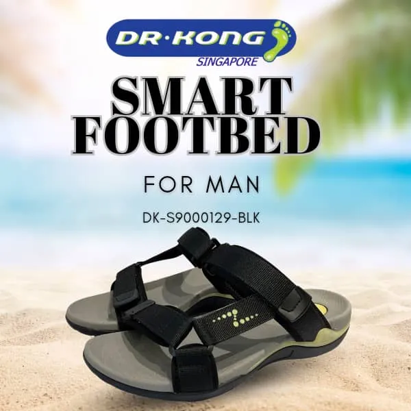 Dr. Kong Men's Total Contact Sandals - DK-S9000129-BLK ($159)