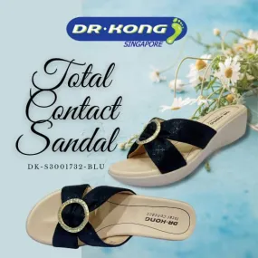 DR.KONG women's total contact sandals in blue, model DK-S3001732-BLU, priced at $139.