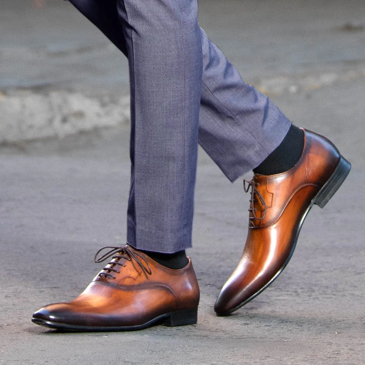 Edwin Martin | Brown Oxford shoes