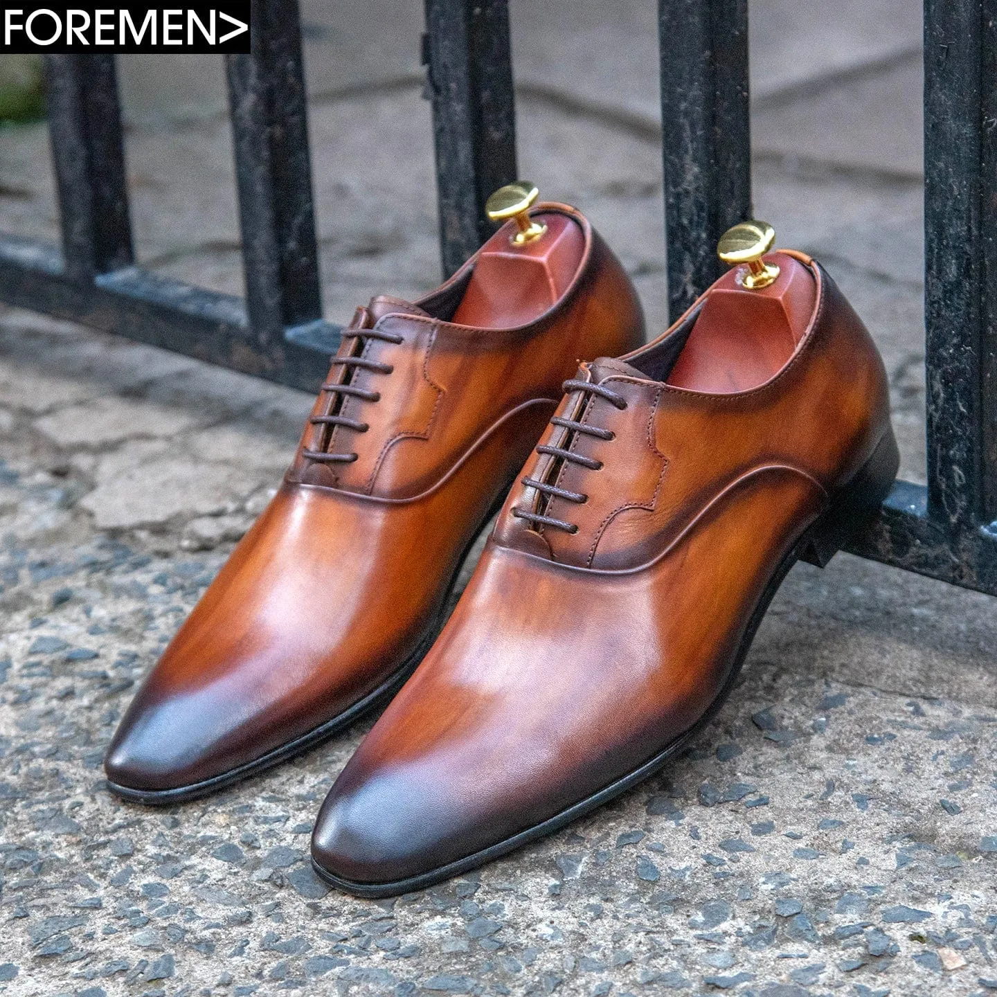 Edwin Martin | Brown Oxford shoes