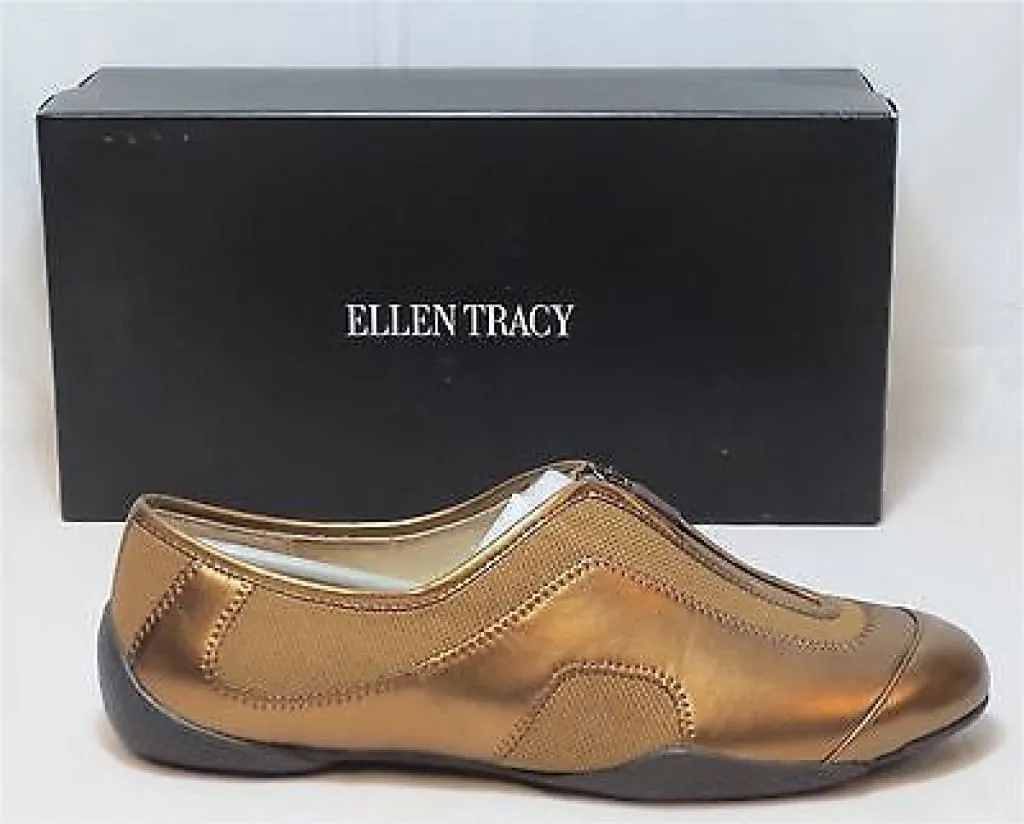 ELLEN TRACY Astra Slip Ons Dark Bronze