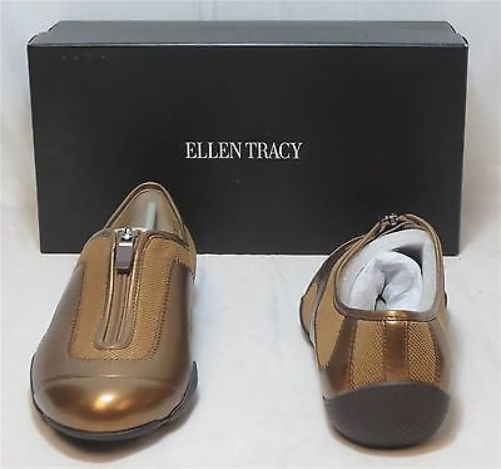 ELLEN TRACY Astra Slip Ons Dark Bronze