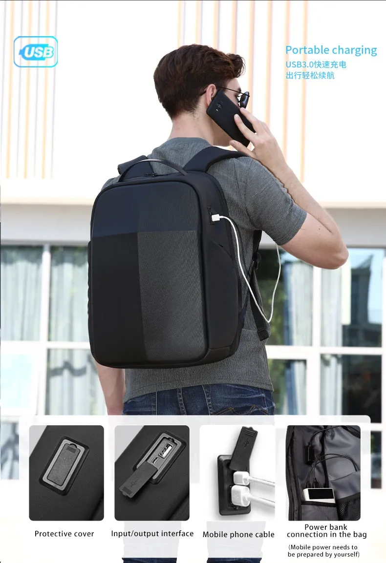 Fashionable Waterproof Backpacks for 15.6 Inch Laptop - Perfect for Business and Daily Work