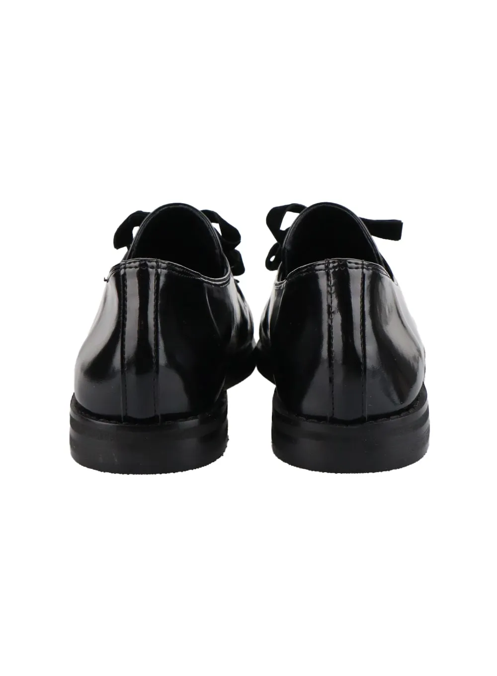 Faux Leather Loafers Ribbon OA416