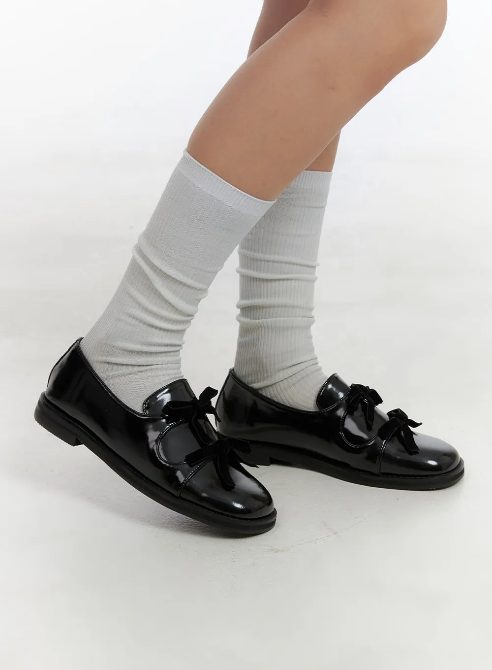 Faux Leather Ribbon Loafers for Women - Stylish and Affordable Variants, Shop Now!