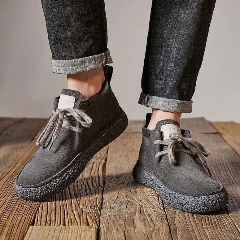 FC210 Men's Casual Shoes - Suede Leather, Breathable, Outdoor