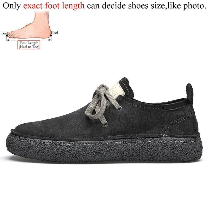 FC210 Men's Casual Shoes - Suede Leather, Breathable, Outdoor