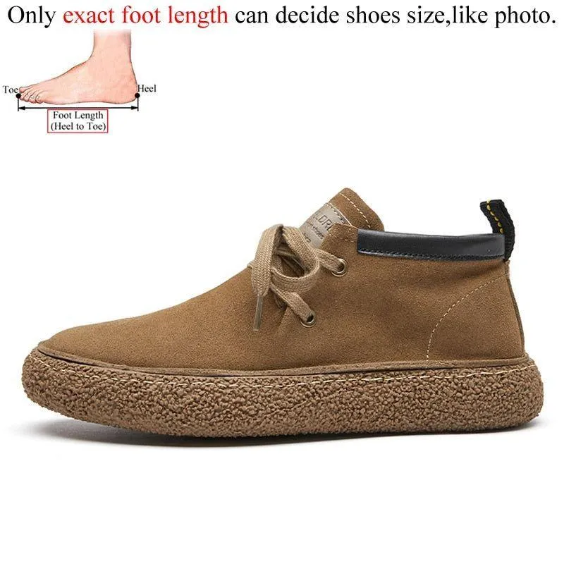 FC210 Men's Casual Shoes - Suede Leather, Breathable, Outdoor