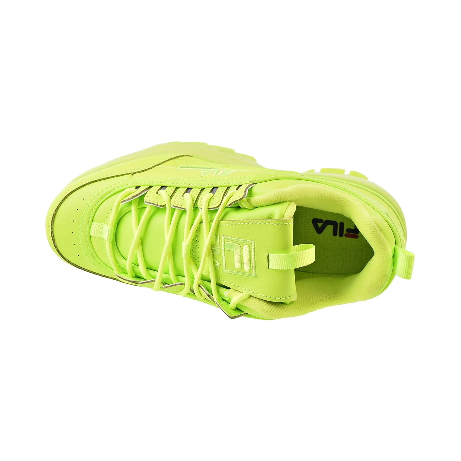 Fila Disruptor II Wedges Safety Neon Green Women's