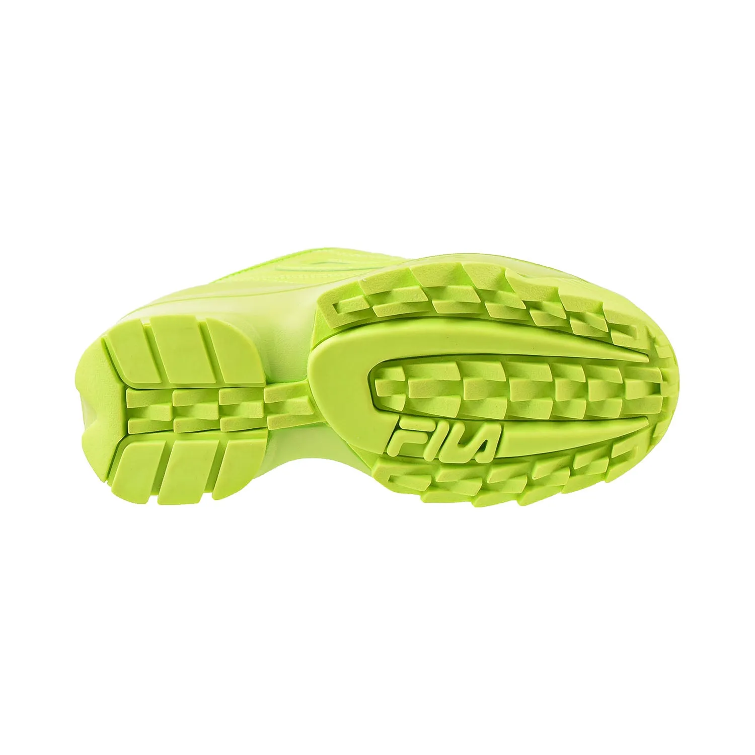 Fila Disruptor II Wedges Safety Neon Green Women's