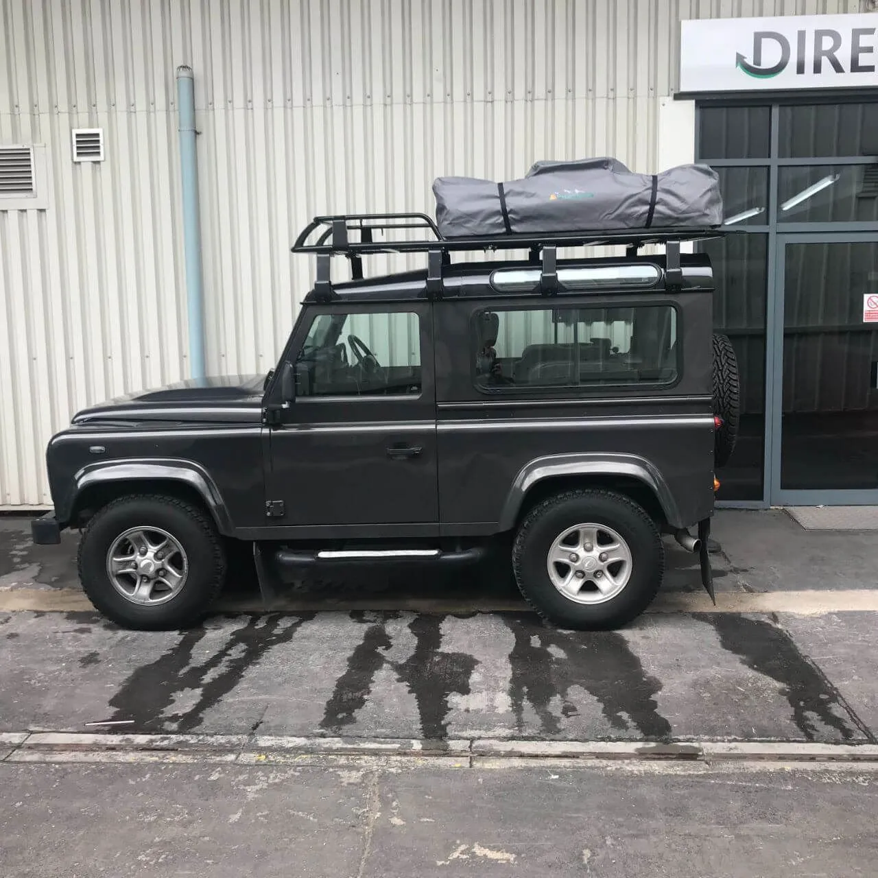 Forest Green 3 Person Rooftop Camping Tent.