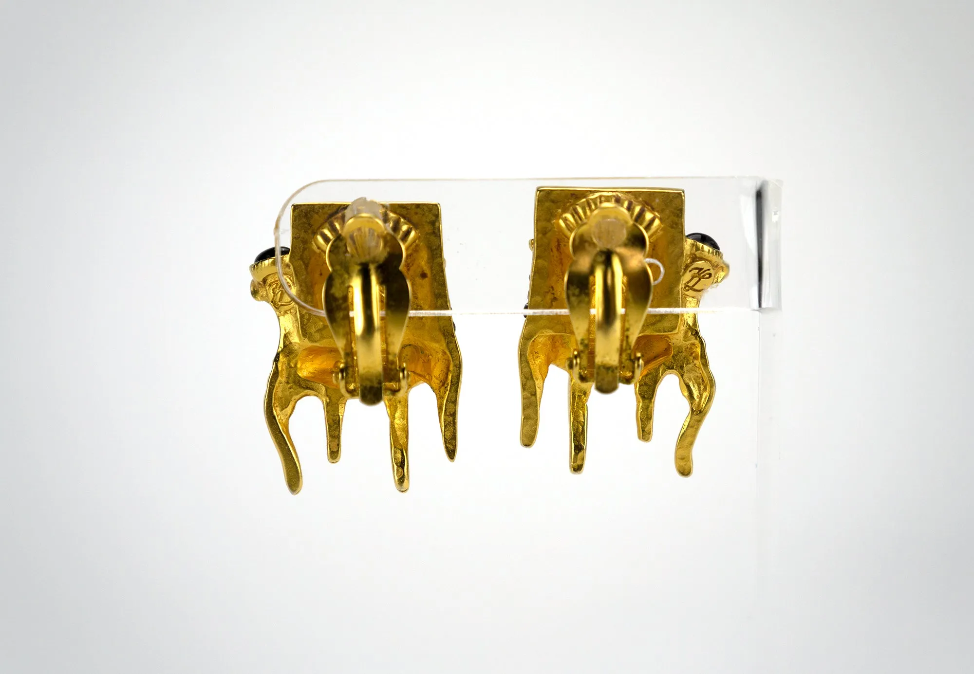 Gilded Bergère Chairs Earrings - Karl Lagerfeld