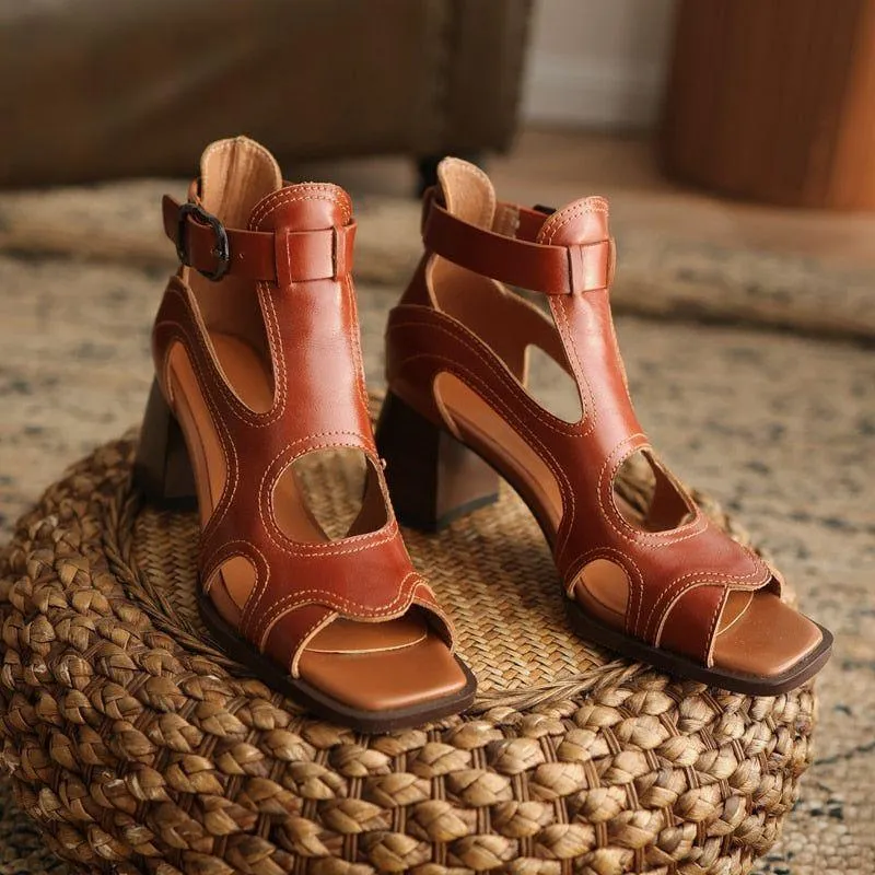 Gladiator High Heel Sandals - Women's Casual Shoes AZ232