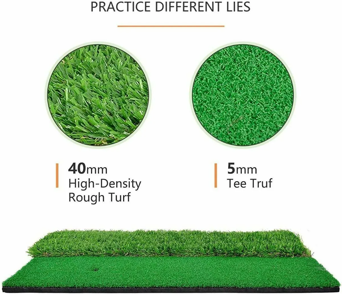 Golf Mat - Dual Turf Golf Mats - 12x24 Hitting Turf