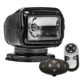 Golight Radioray GT Permanent Mount, Black Halogen, Wireless Handheld and Dash Mount Remotes