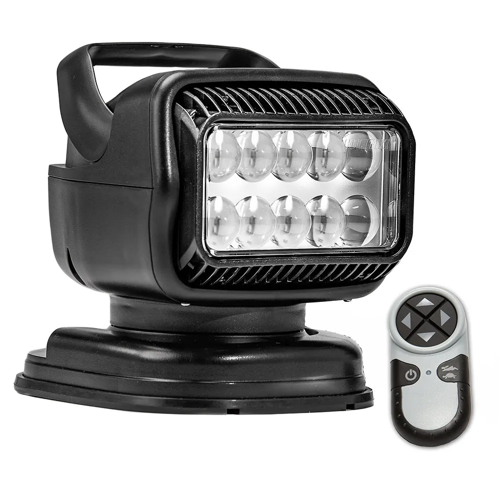 GoLight Radioray GT Series Portable Mount - Black LED - Handheld Remote Magnetic Shoe Mount [79514GT]