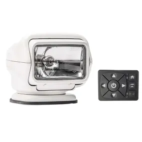 Golight Stryker ST Permanent Mount White 12V Halogen - Hard Wired Dash Mount Remote Control.