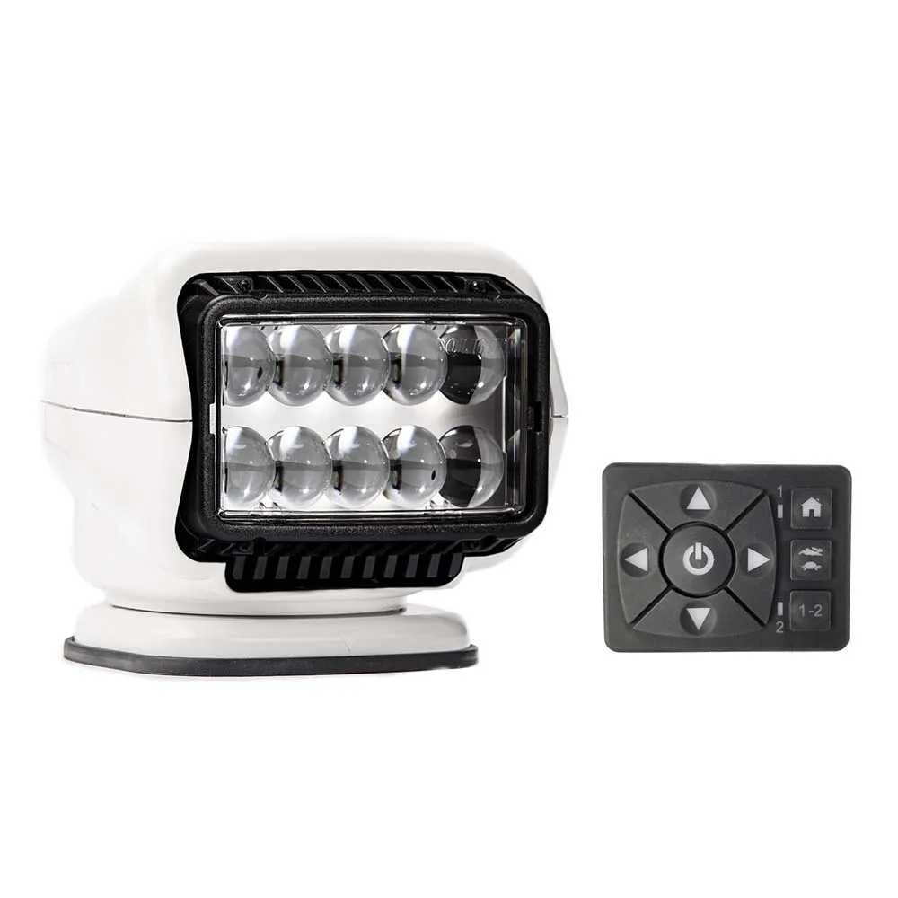 Golight Stryker ST Series White 12V LED Remote Light - Permanent Mount - Hard Wired Dash Mount Remote