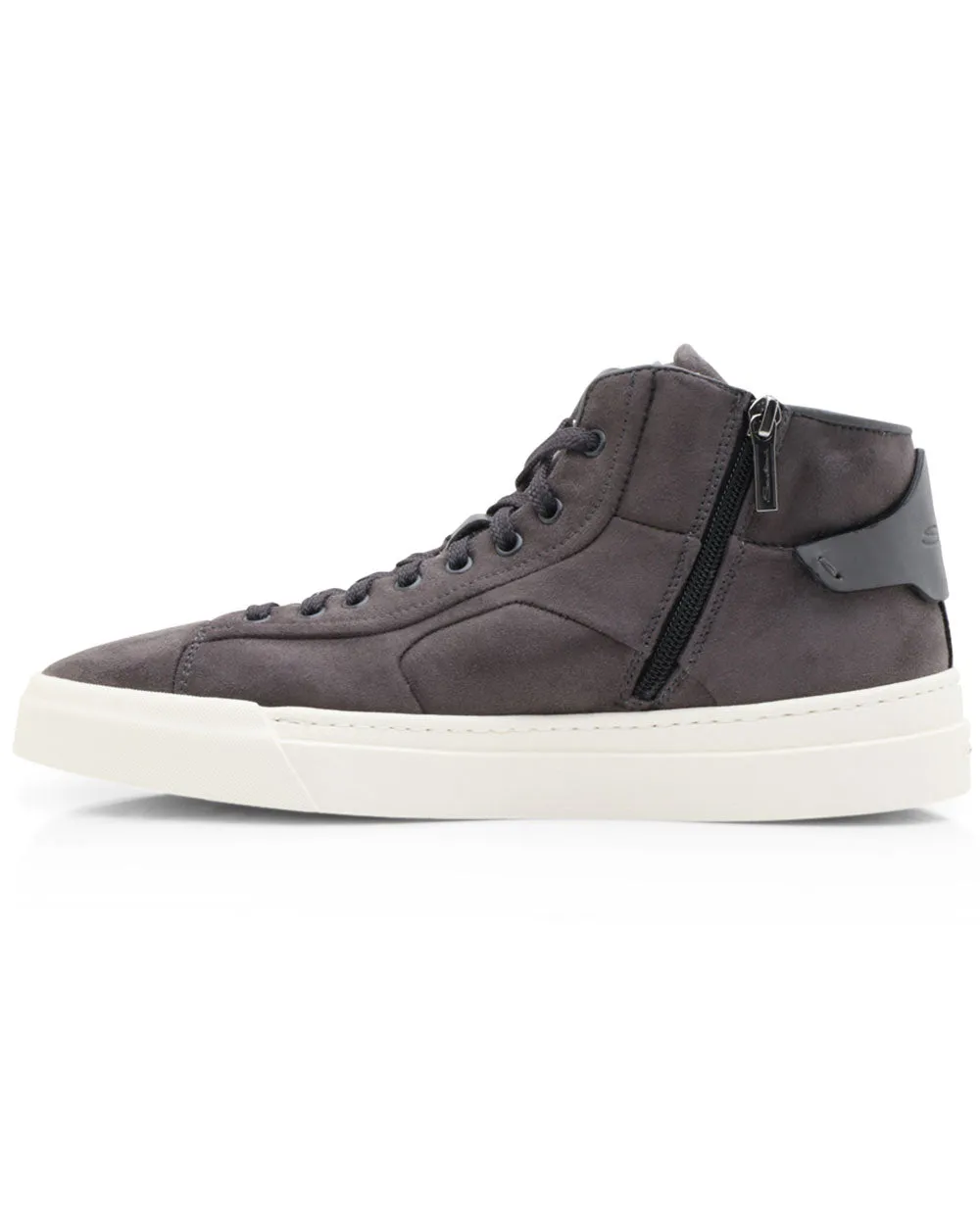 Grey Greenson Mid Cut Lace Up Sneaker