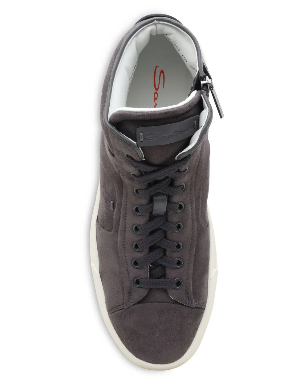 Grey Greenson Mid Cut Lace Up Sneaker