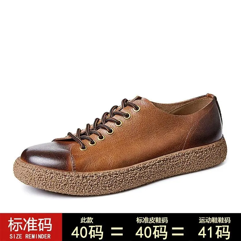 Handmade Leather Oxford Shoes - Men's Casual Footwear QB319