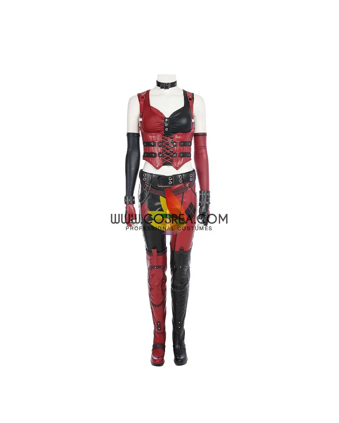 Harley Quinn costume for Arkham Insurgency cosplay.