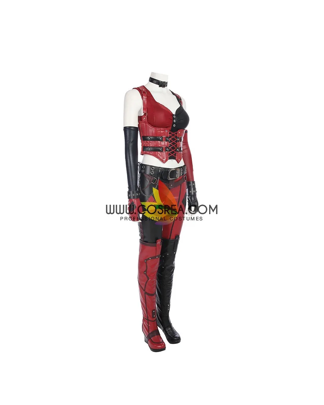 Harley Quinn costume for Arkham Insurgency cosplay.