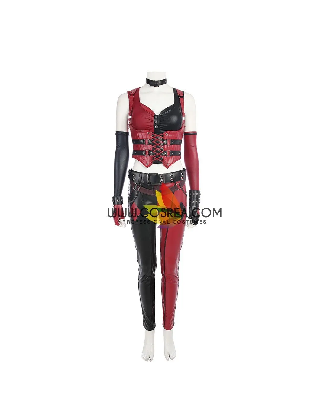 Harley Quinn costume for Arkham Insurgency cosplay.