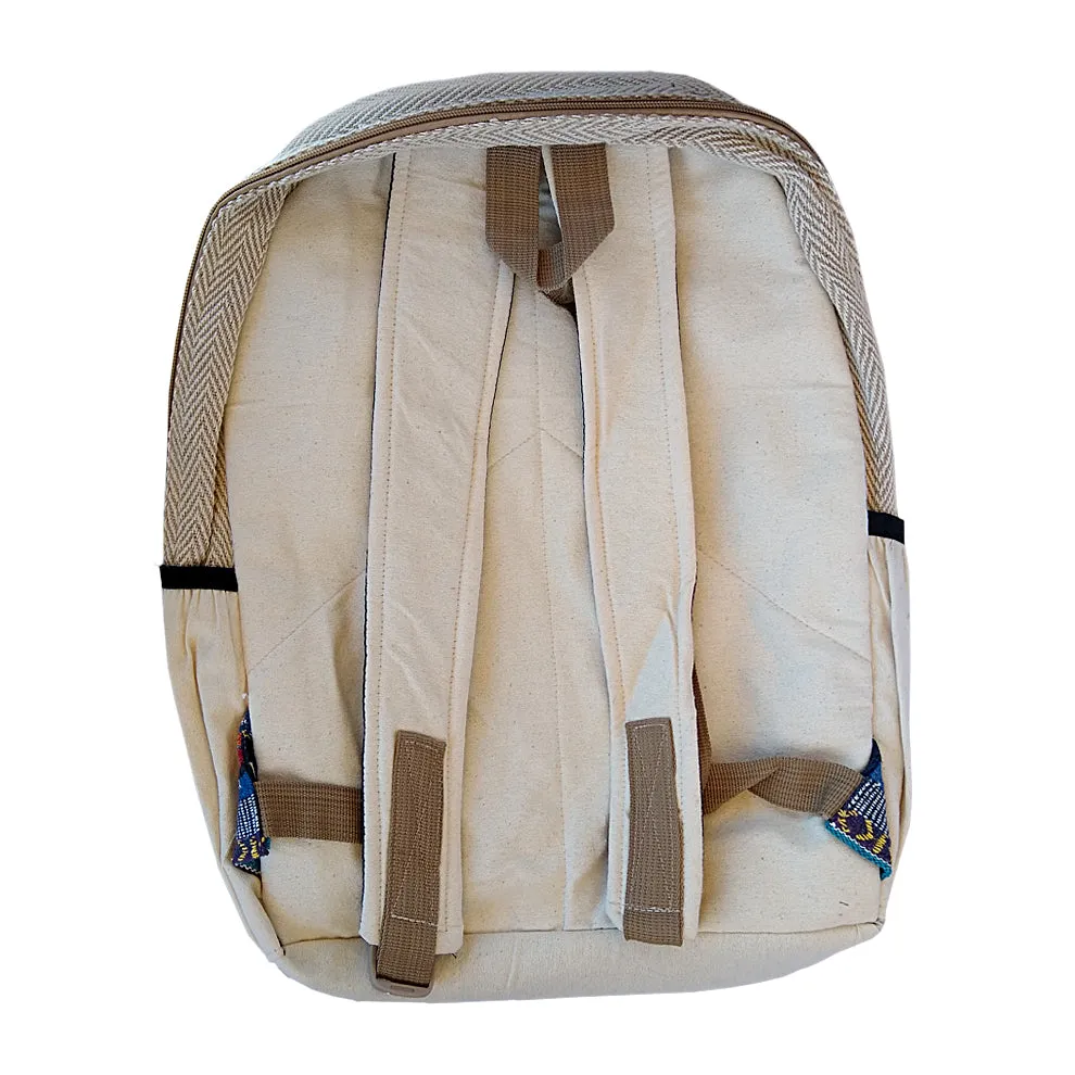 Hemp Dreamcatcher Backpack - Eco-friendly, Sustainable, Handcrafted Backpack.