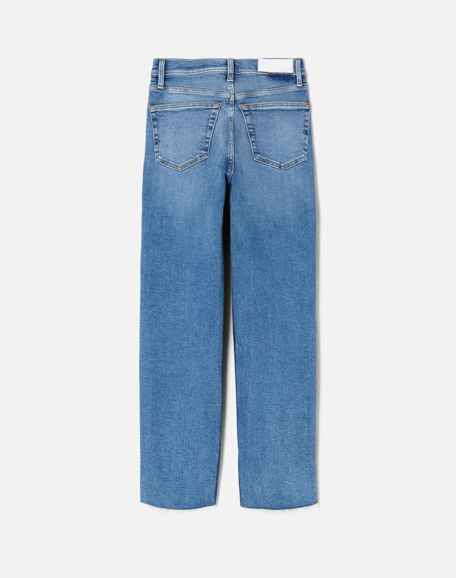 High Rise Stove Pipe Jeans - Indigo Storm