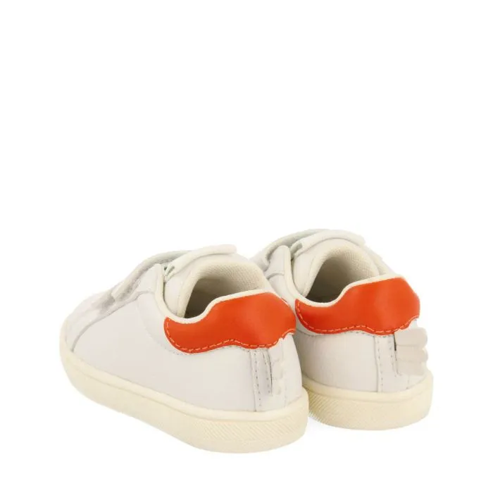 Hinnoya babies' white sneakers with decorative wings