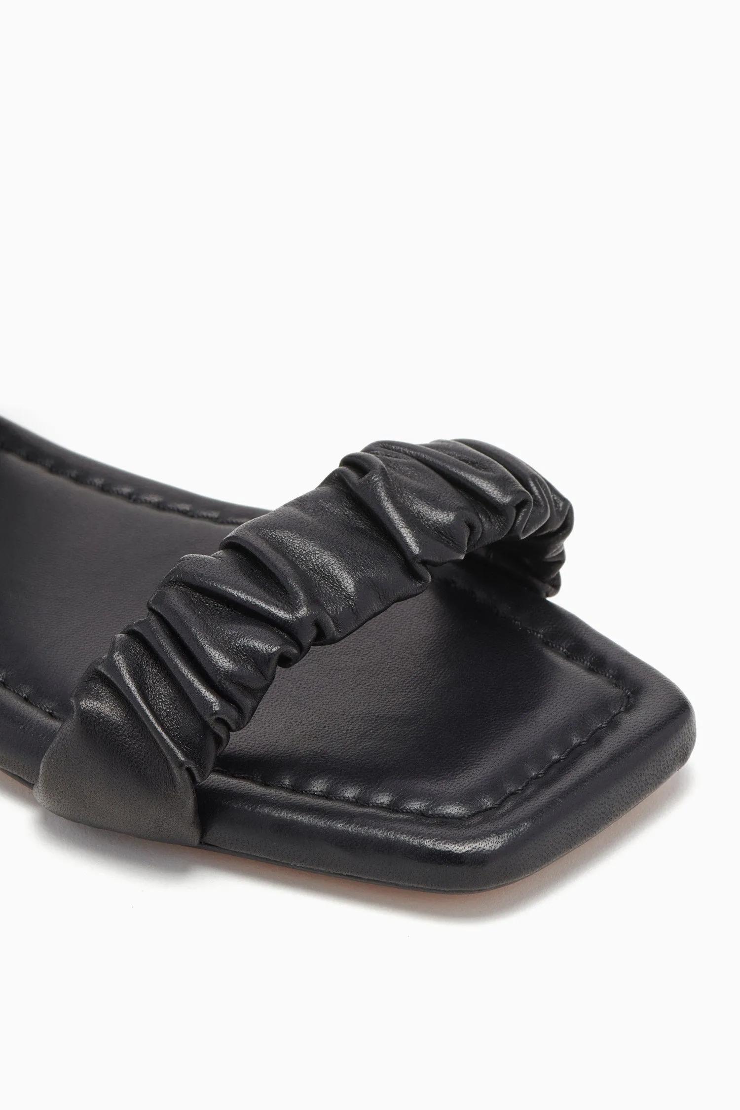 Isabella Flat Sandal - Noir