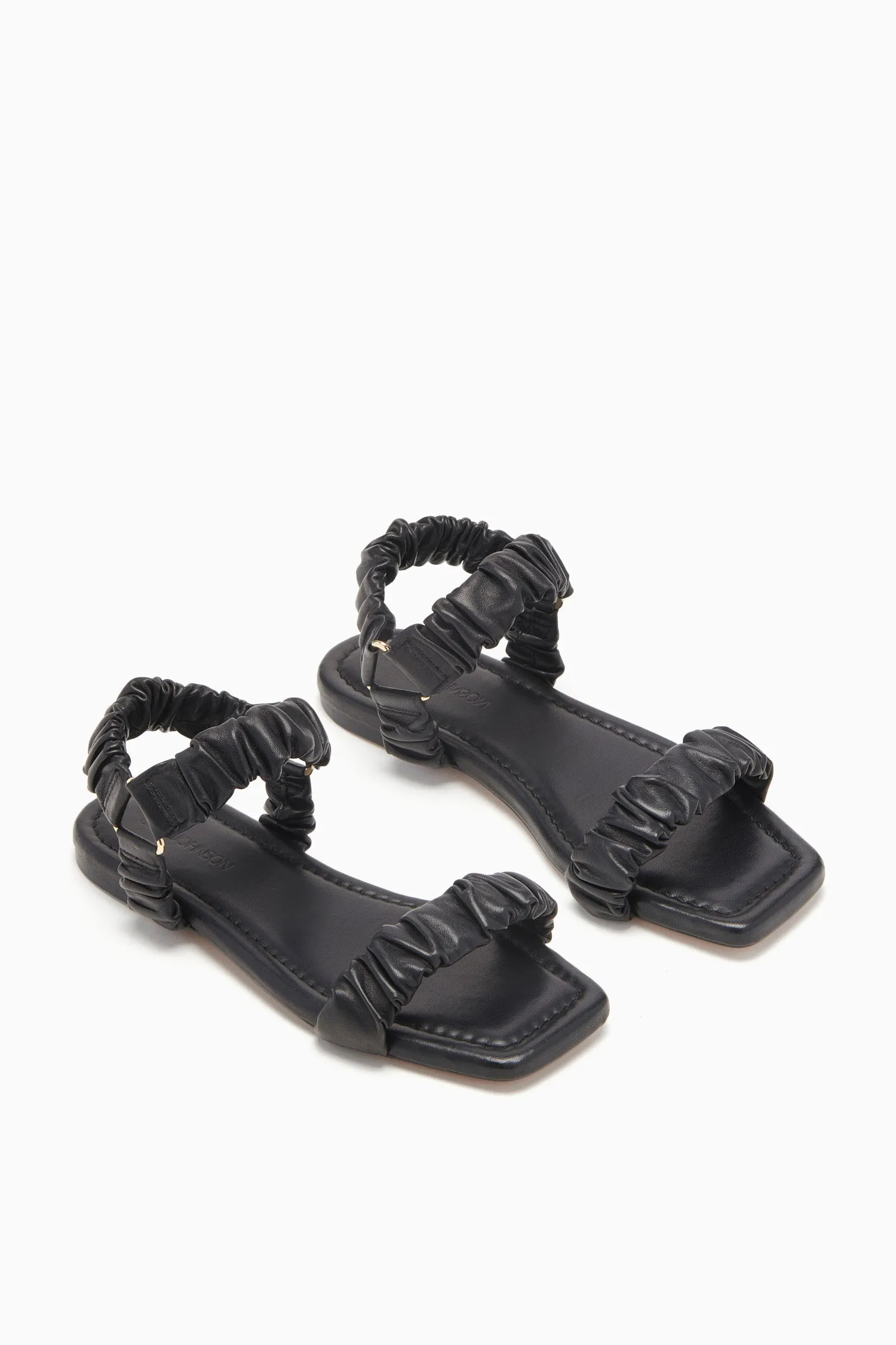 Isabella Flat Sandal - Noir