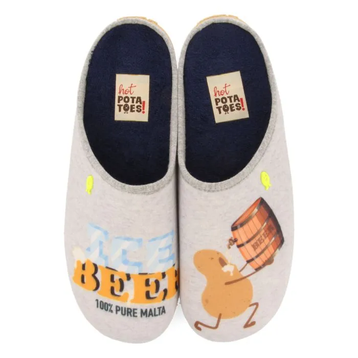 Jambi grey slippers