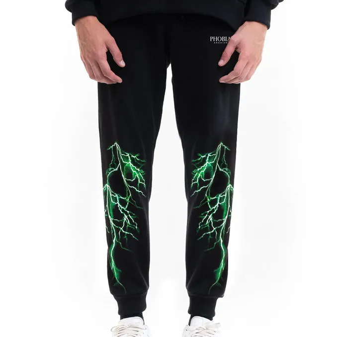 Jogger - Green Light - Man - Black.