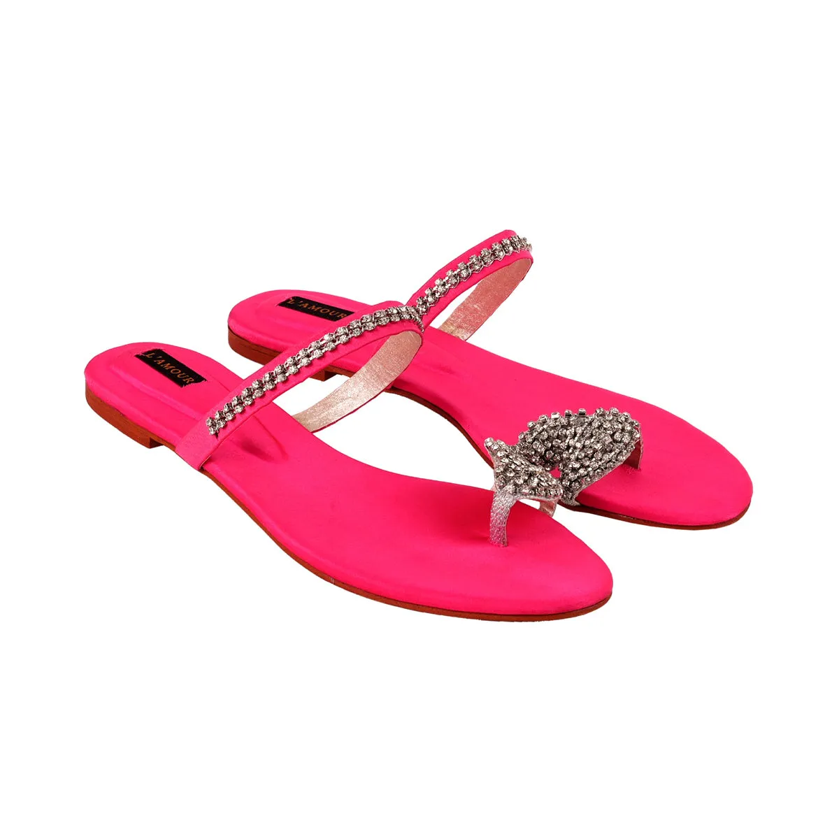 Kenza Flats - Hot Pink | Shop Now