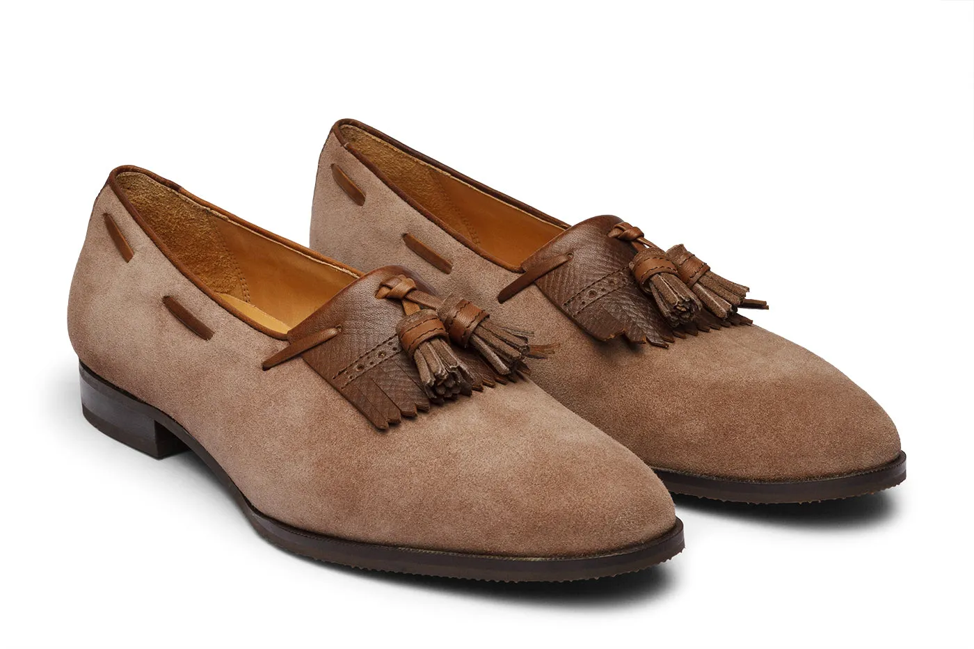 Kiltie tassel loafer result: A stylish and sophisticated footwear option.