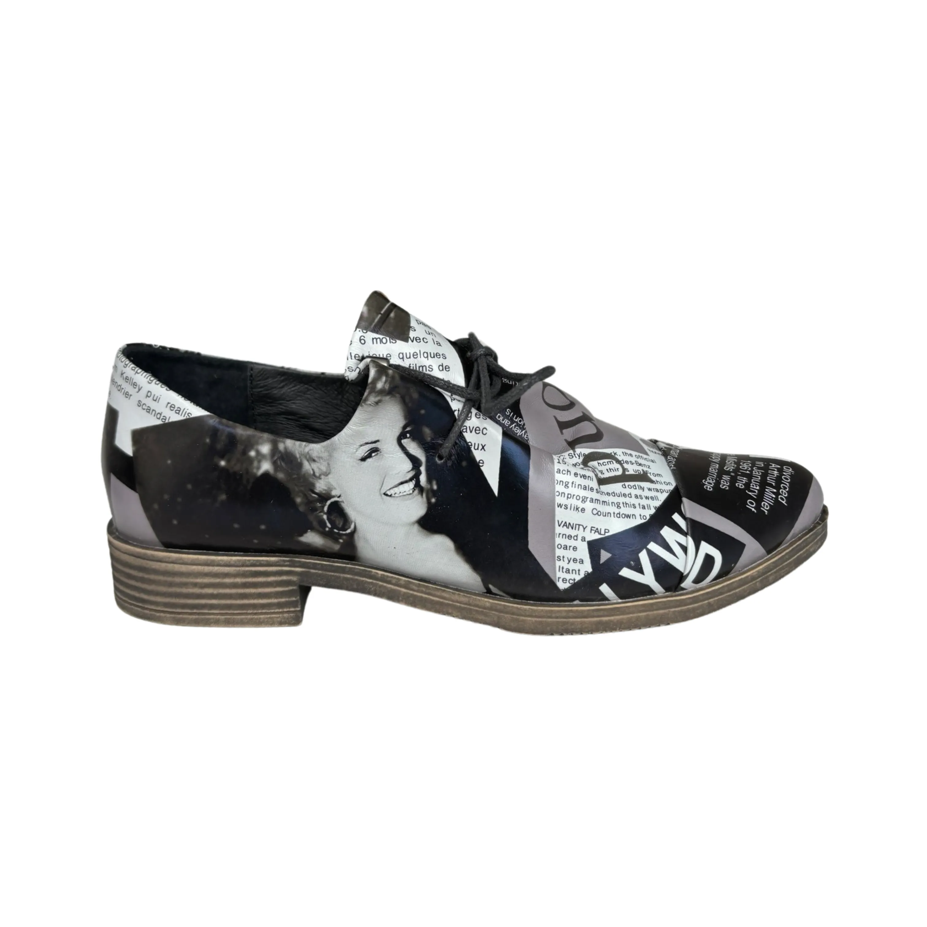 Kotty Printed Leather Flats