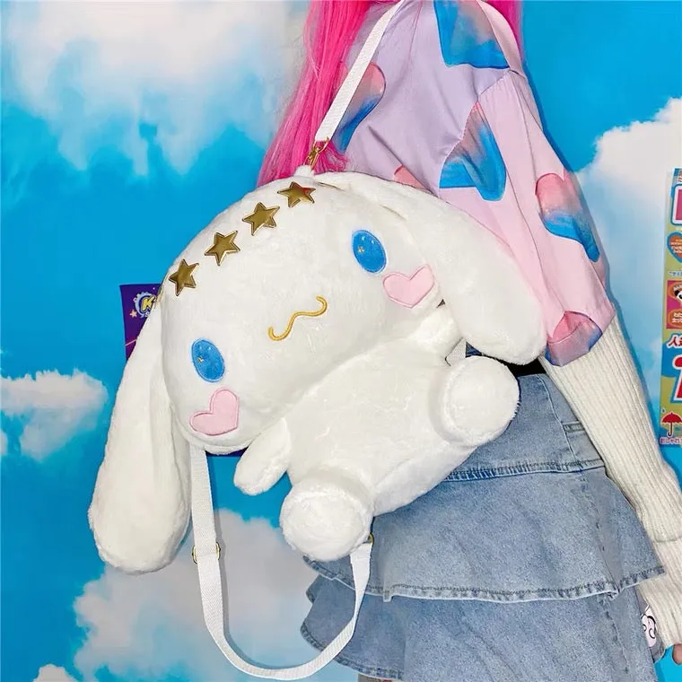 Kuromi Plush Backpack - Japanese Cute Cartoon - BY70118