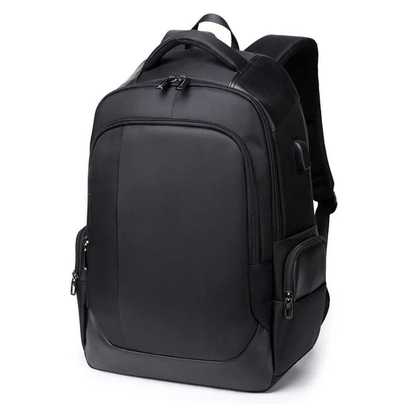 Large Waterproof Laptop Travel Backpack 14'' 15.6'' Black Unisex