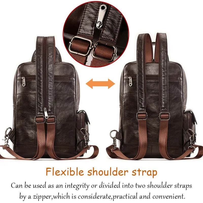 Leather Backpack for Men - New Fashion Travel - Ashore Shop