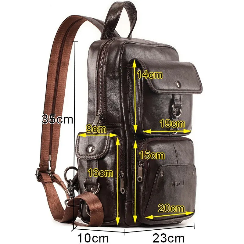 Leather Backpack for Men - New Fashion Travel - Ashore Shop