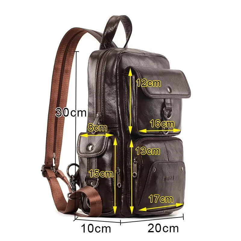 Leather Backpack for Men - New Fashion Travel - Ashore Shop