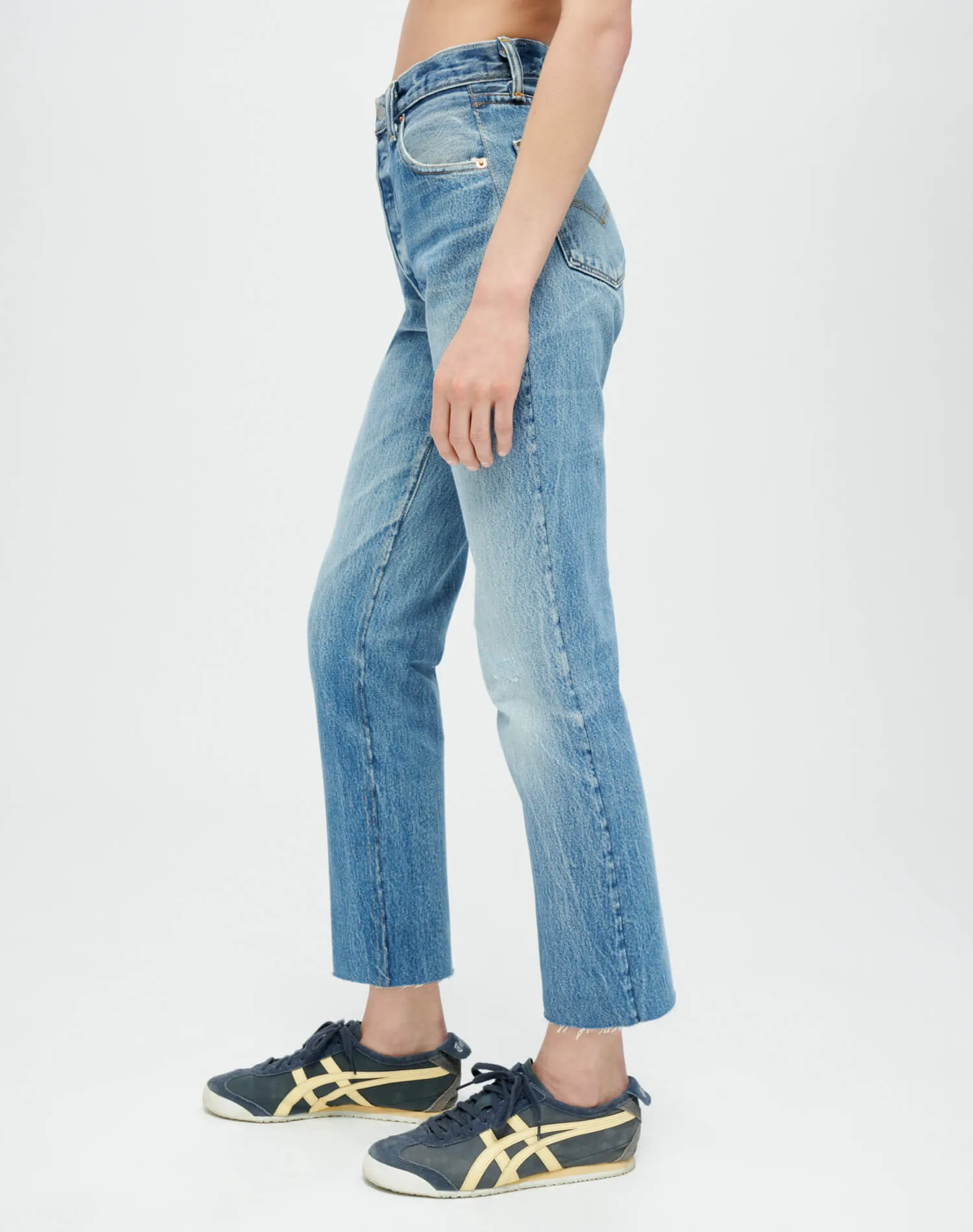 Levi's High Rise Stove Pipe Jeans - Indigo