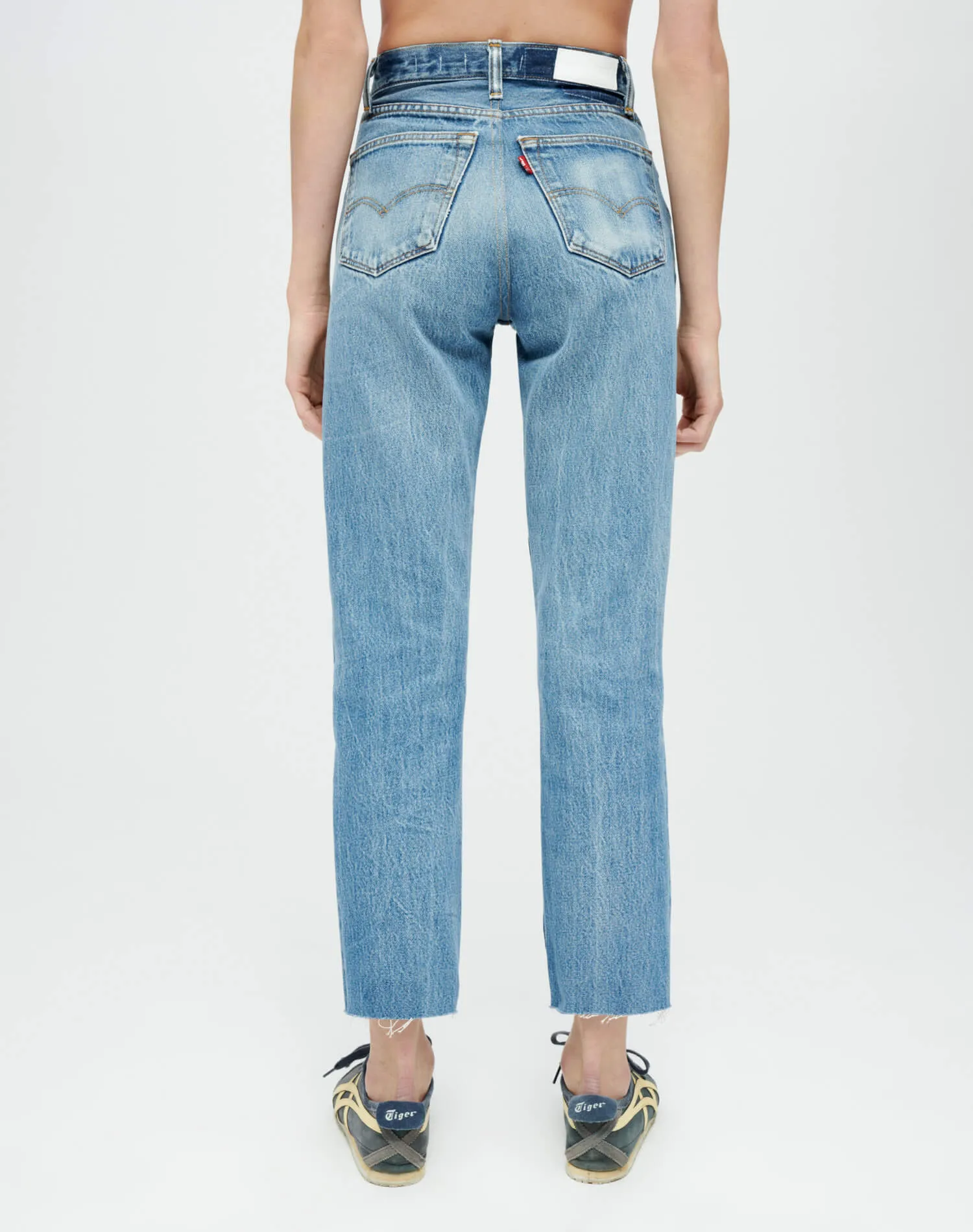 Levi's High Rise Stove Pipe Jeans - Indigo