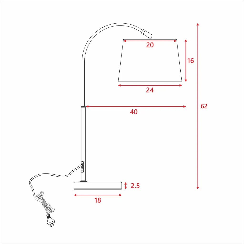 Lexi Lighting - Hudson Table Lamp, contemporary design, high-quality materials, affordable price