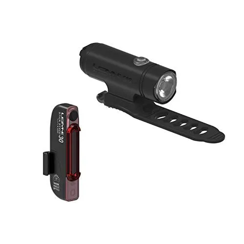 Lezyne Classic Drive 500 Stick 30 Black LED Bike Lights Pair