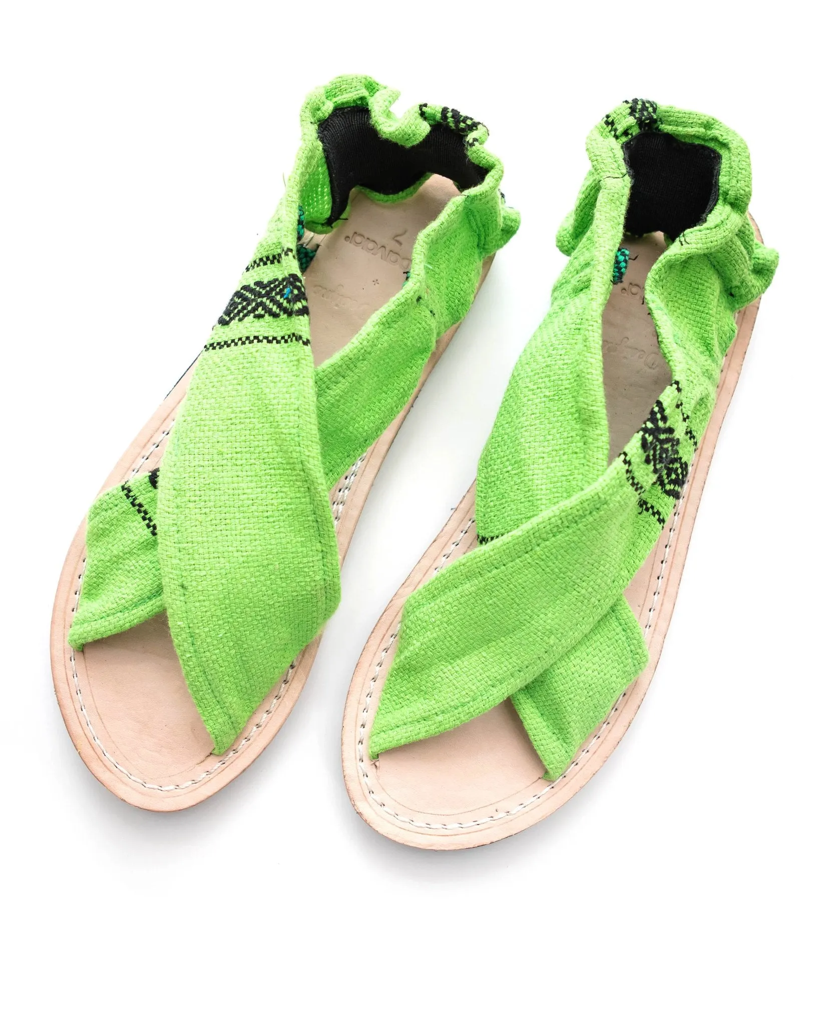 Lime Gladiator Sandals